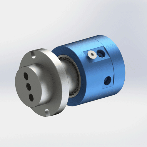 3 in 3 out (M8) rotary joint - Image 3