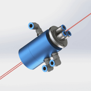 Electrically integrated slip ring
