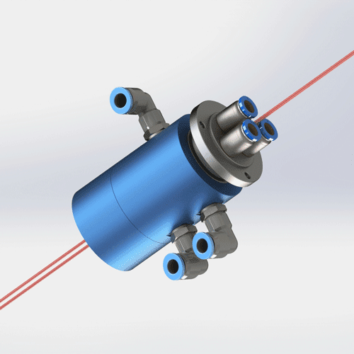Electrically integrated slip ring